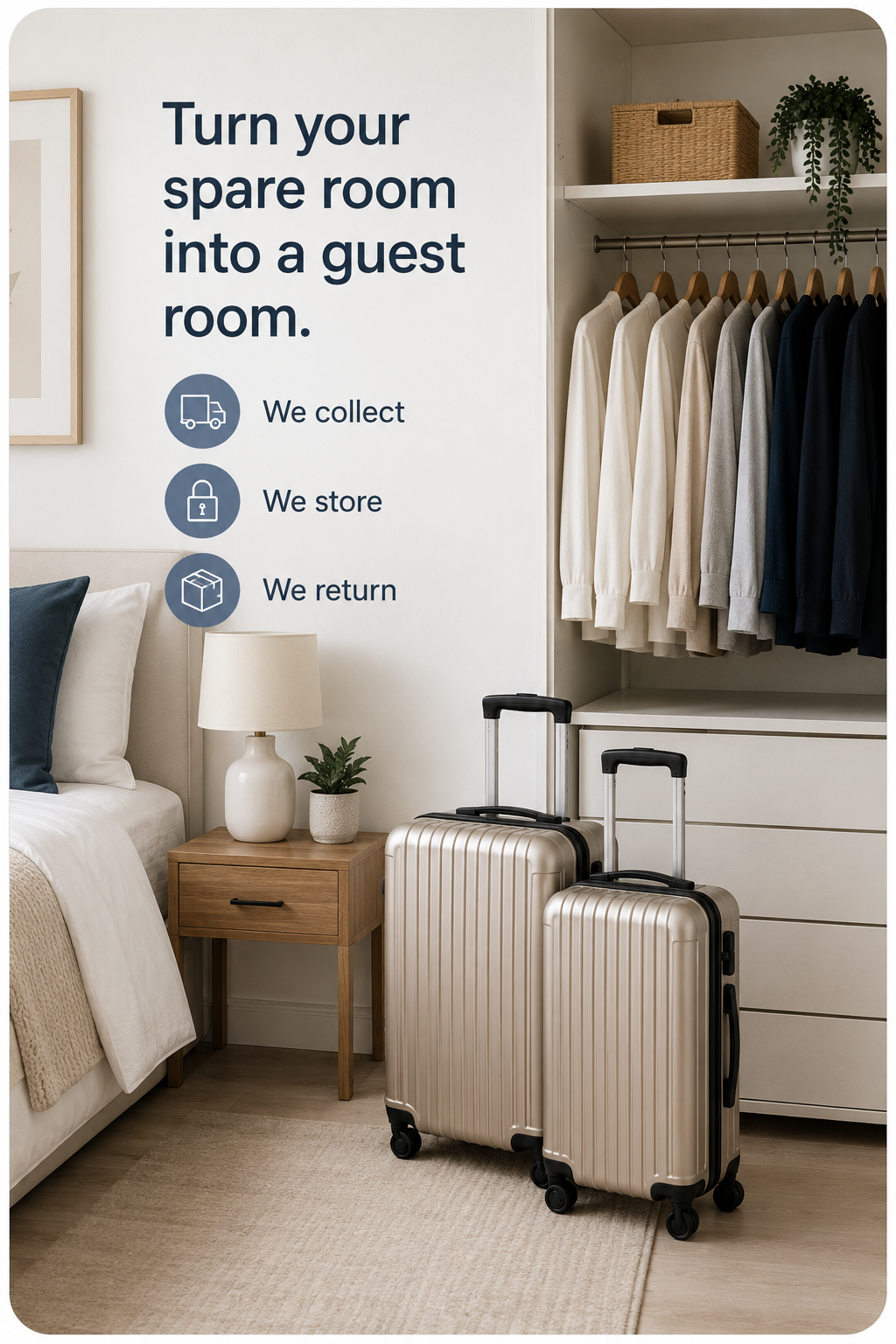 Guest Room Storage service overview